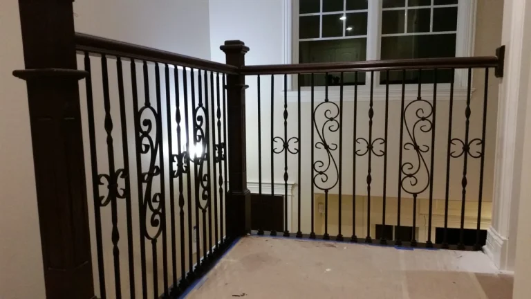 Interior railing work by railing contractor Chicagoland