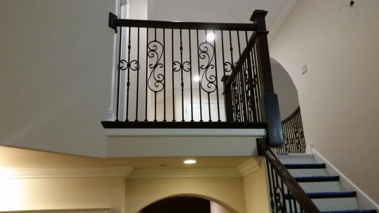 Wood stairs Chicagoland interior renovation